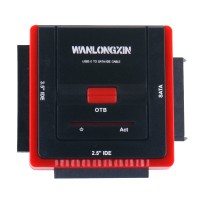 WANLONGXIN WLX-888U3IS USB 3.0 to SATA/IDE Converter Adapter Cable Kit with Power Adapter for 2.5/3.5 inch SATA or IDE Drive